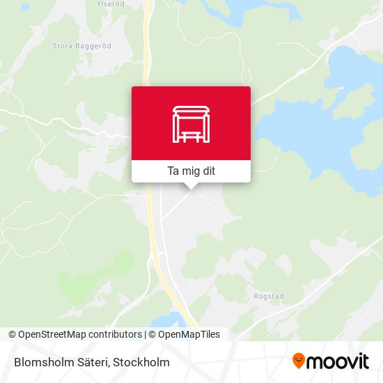 Blomsholm Säteri karta