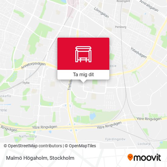 Malmö Högaholm karta