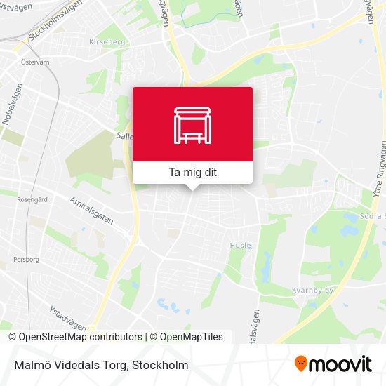Malmö Videdals Torg karta