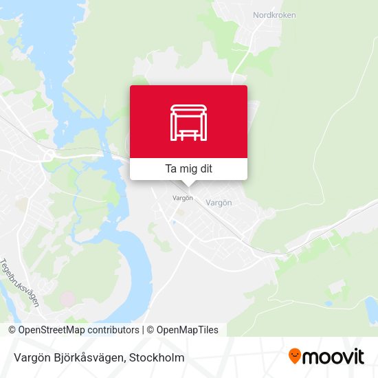 Vargön Björkåsvägen karta