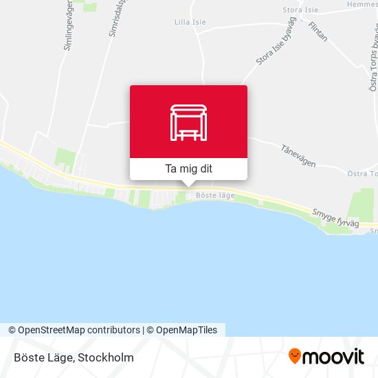 Böste Läge karta