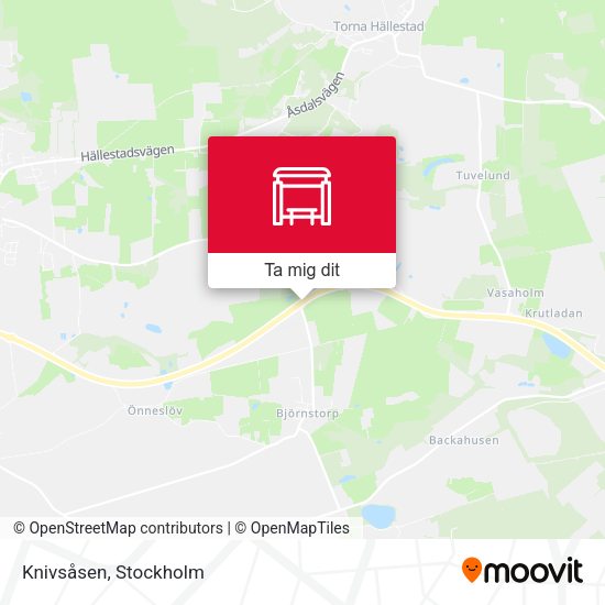 Knivsåsen karta