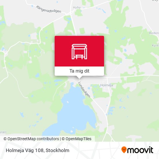 Holmeja Väg 108 karta