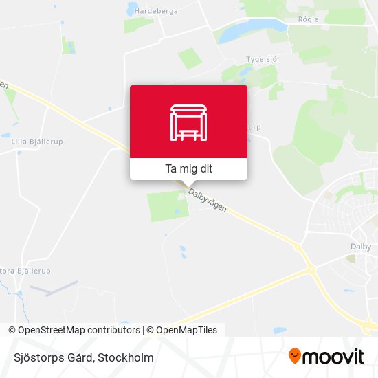 Sjöstorps Gård karta