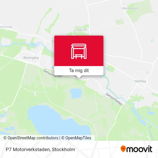 P7 Motorverkstaden karta