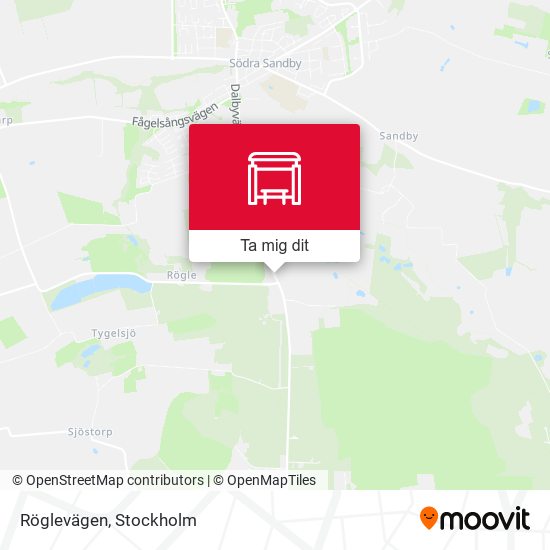 Röglevägen karta