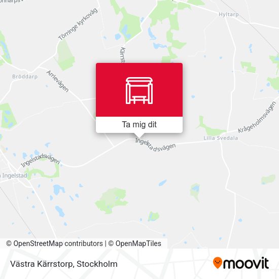 Västra Kärrstorp karta