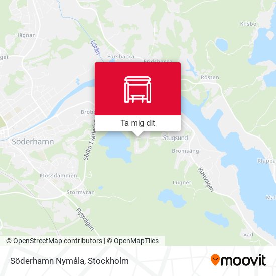 Söderhamn Nymåla karta