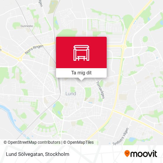 Lund Sölvegatan karta