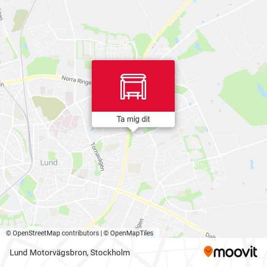 Lund Motorvägsbron karta