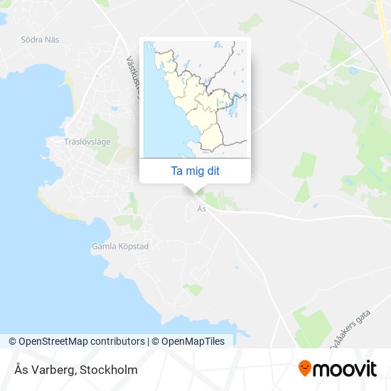 Ås Varberg karta