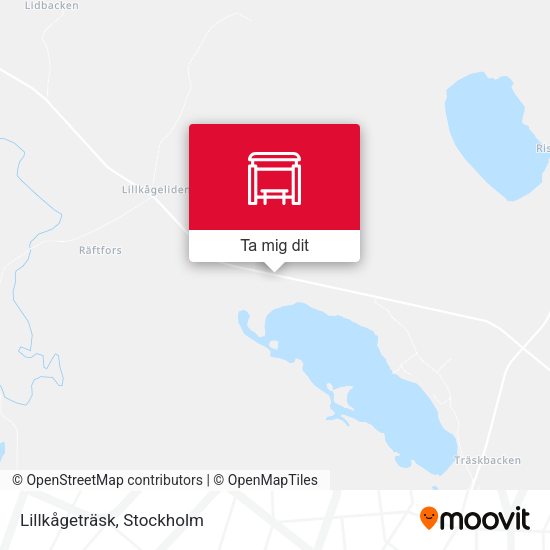 Lillkågeträsk karta