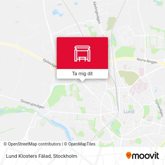 Lund Klosters Fälad karta