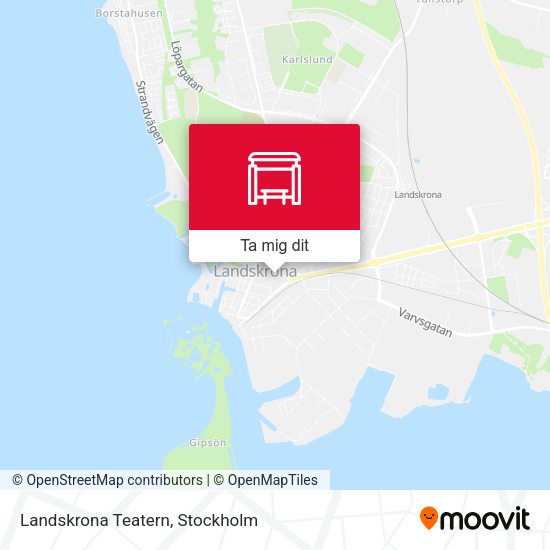 Landskrona Teatern karta