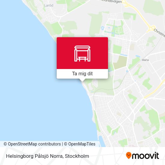 Helsingborg Pålsjö Norra karta