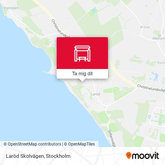 Laröd Skolvägen karta