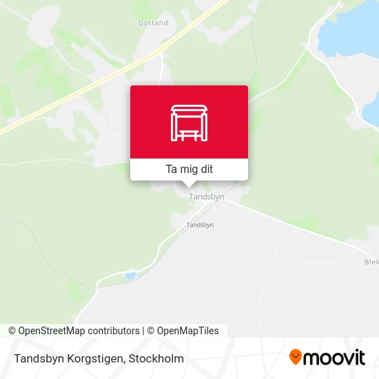 Tandsbyn Korgstigen karta