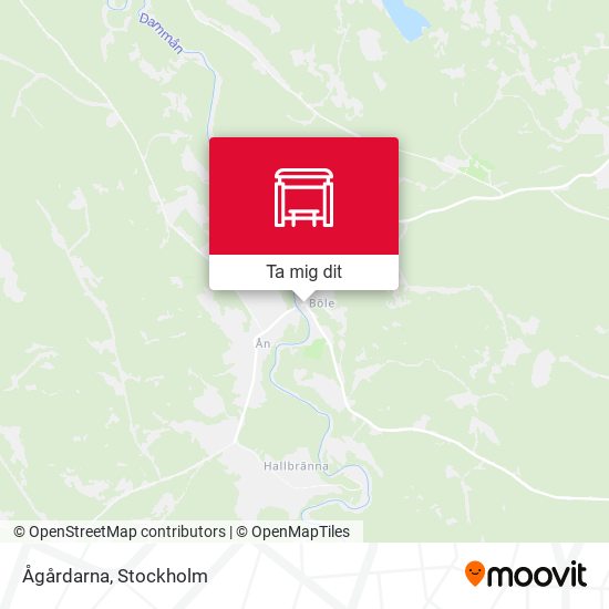 Ågårdarna karta