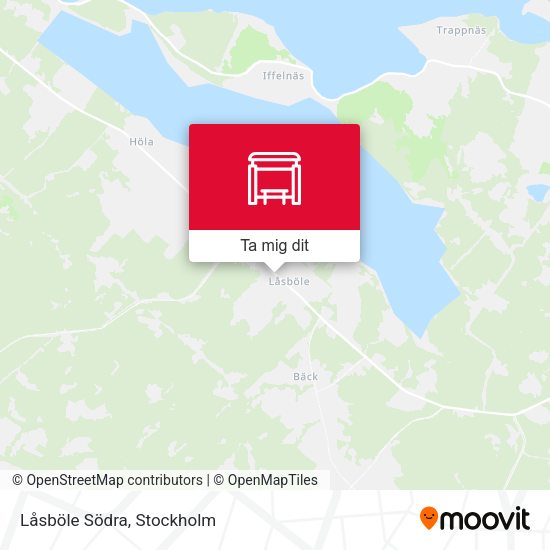 Låsböle Södra karta