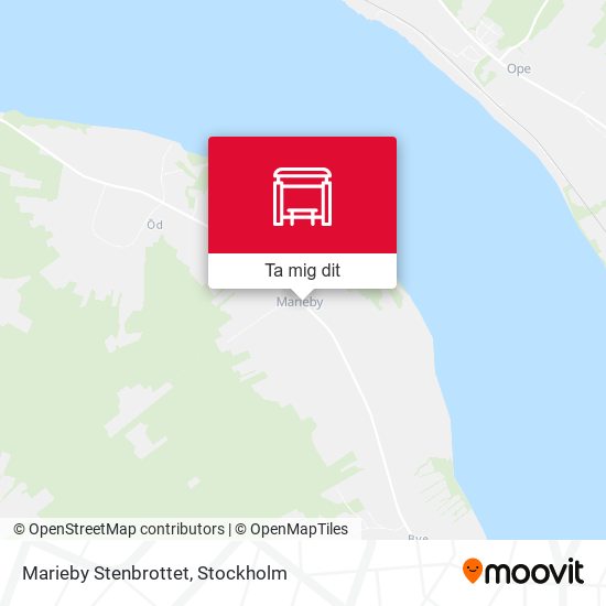 Marieby Stenbrottet karta