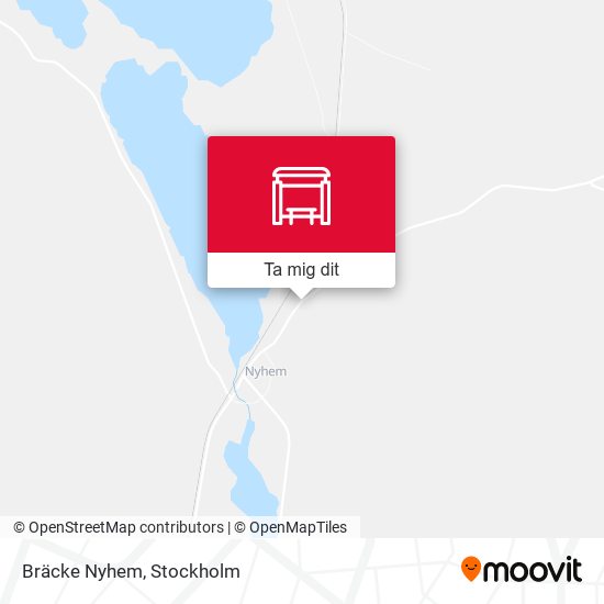 Bräcke Nyhem karta