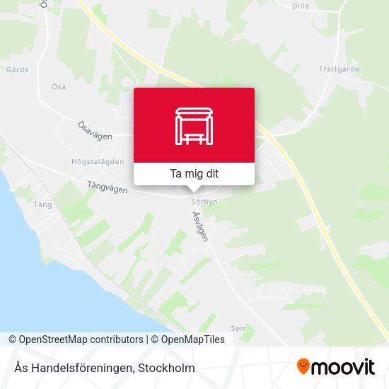 Ås Handelsföreningen karta