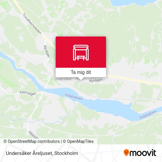 Undersåker Åreljuset karta