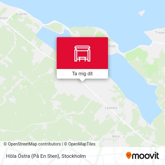 Höla Östra (På En Sten) karta