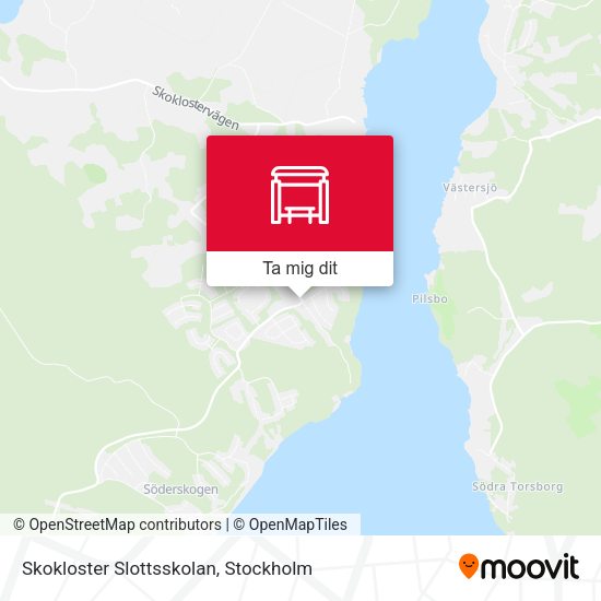 Skokloster Slottsskolan karta