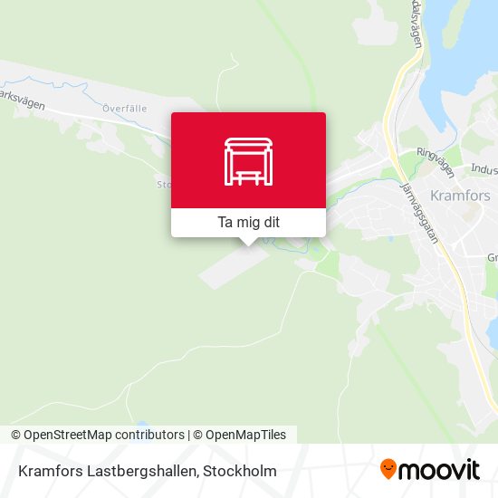Kramfors Lastbergshallen karta