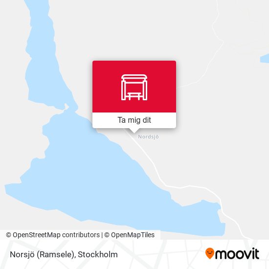 Norsjö (Ramsele) karta