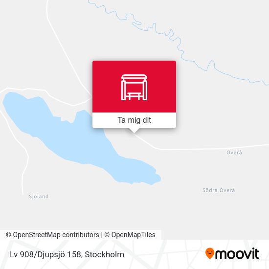 Lv 908/Djupsjö 158 karta