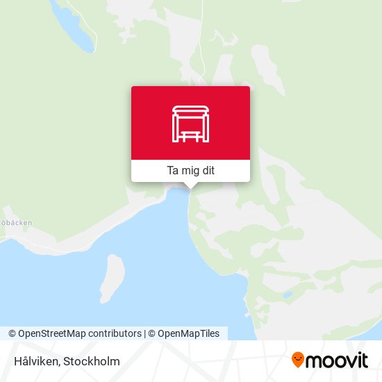 Hålviken karta