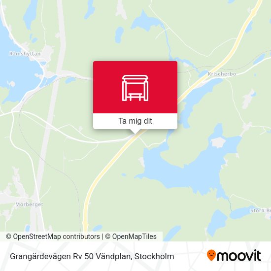 Grangärdevägen Rv 50 Vändplan karta
