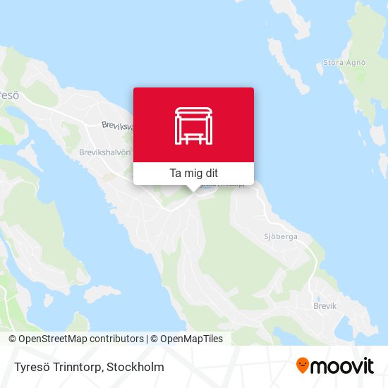 Tyresö Trinntorp karta