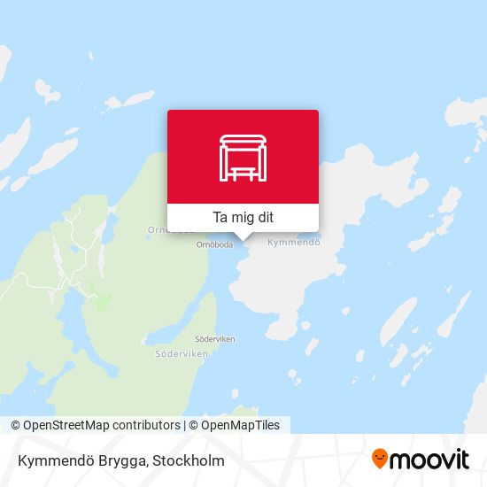 Kymmendö Brygga karta