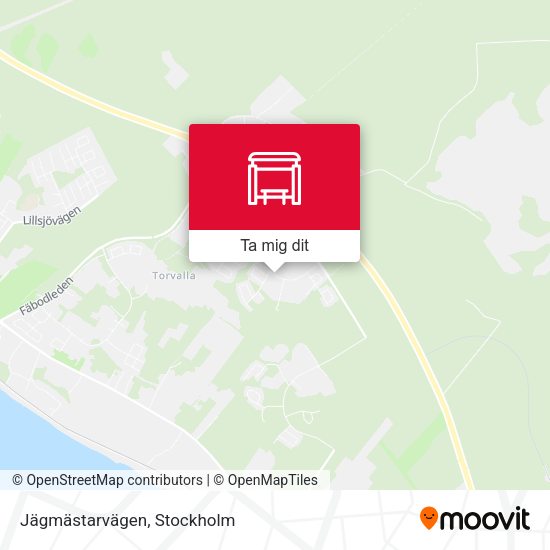 Jägmästarvägen karta