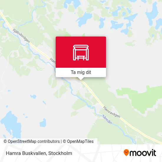 Hamra Buskvallen karta