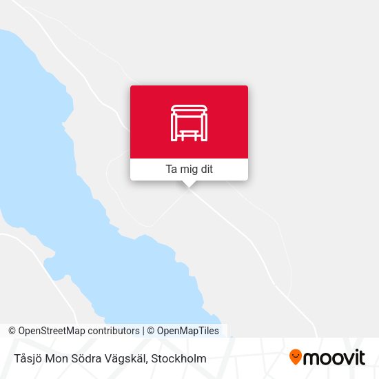 Tåsjö Mon Södra Vägskäl karta