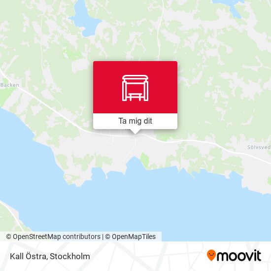 Kall Östra karta