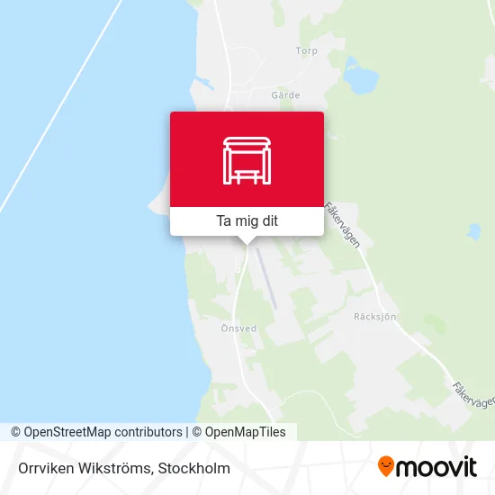 Orrviken Wikströms karta