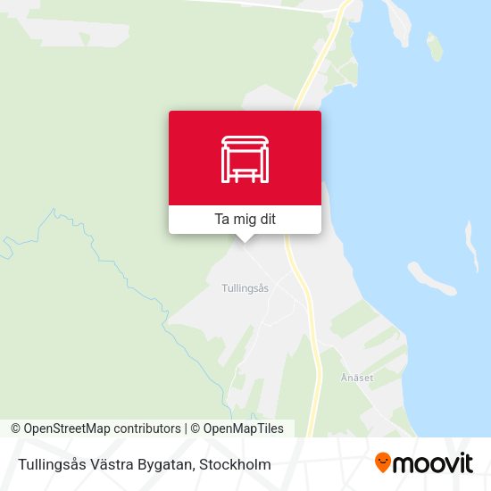 Tullingsås Västra Bygatan karta