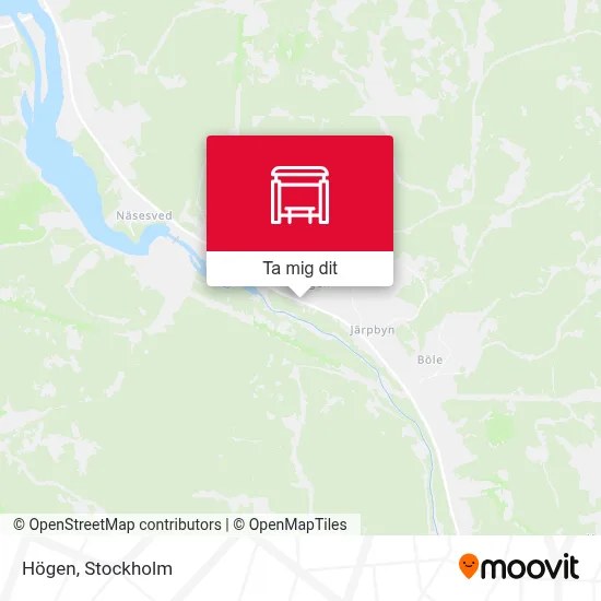 Högen karta