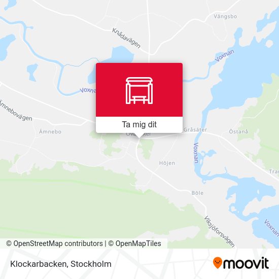 Klockarbacken karta