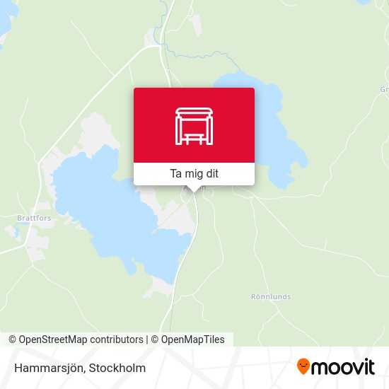 Hammarsjön karta