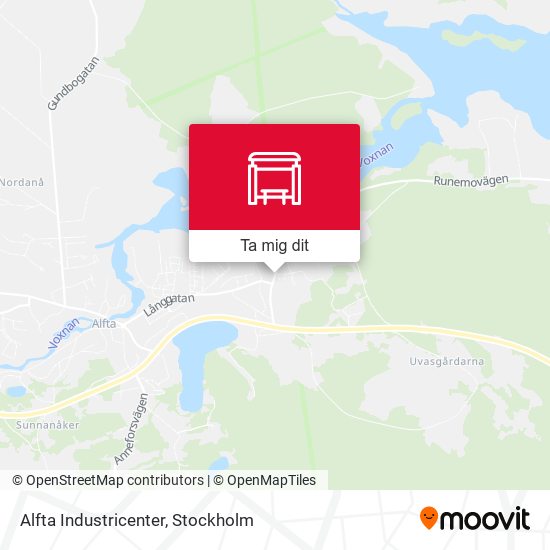 Alfta Industricenter karta