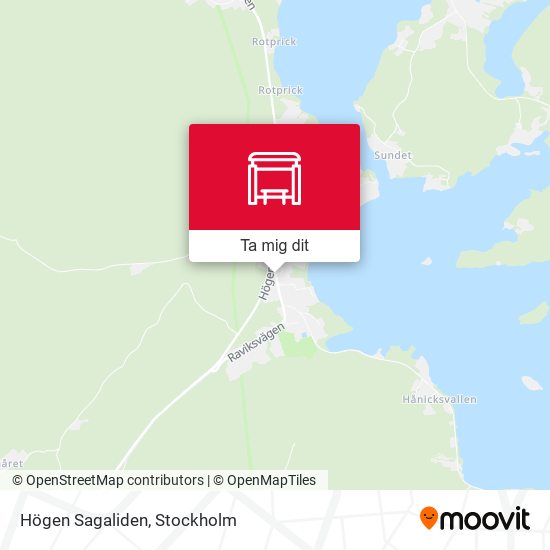 Högen Sagaliden karta