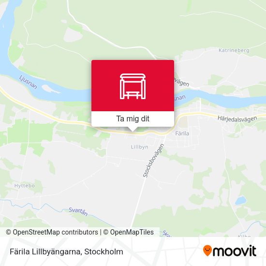 Färila Lillbyängarna karta
