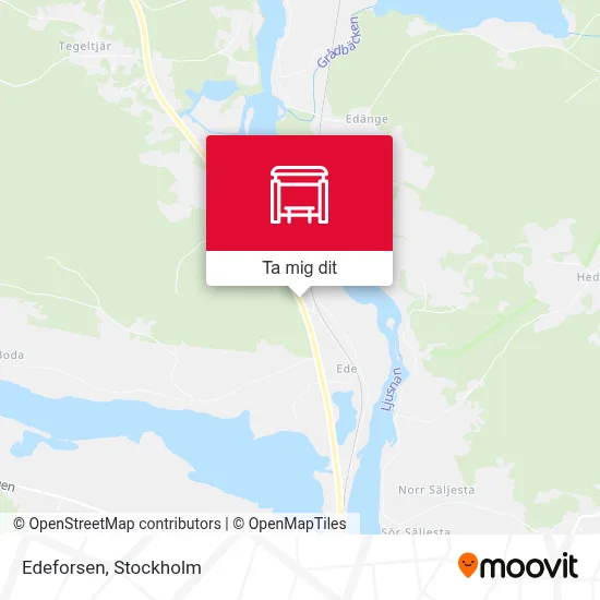 Edeforsen karta