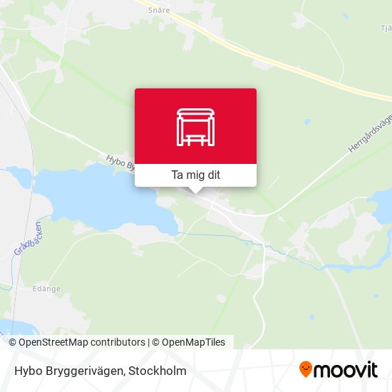 Hybo Bryggerivägen karta